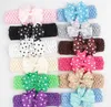 Fascia elastica fascia per bambini Polka Dots Archi con clip per bambini per capelli accessori per capelli