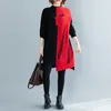 Autumn and Winter Warm and Comfortable Sweater Dress Women's Long-sleeved Straight Long Knitted Dress Retro Elegant Irregular Knitted Wool