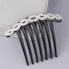 Pinces à cheveux Barrettes arrivée bijoux de mariée élégants peigne en plastique avec peignes en strass pour femmes filles accessoires de mariage Bijou3218305