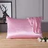 1/2pcs Silk Pillowcases Mulberry Pillow Case without Zipper for Hair and Skin Hypoallergenic poszewki na poduszki 48x74cm SH190925