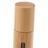 3 ML/5 ML/10 ML bouteille en bois de bambou naturel parfum bouteille d'huile vide en acier inoxydable rouleau sur boule parfum bouteille d'aromathérapie