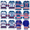 Retro Movie 2017th The Mighty Ducks D2 Team USA Hockey Jerseys Vintage Stitched 96 Charlie Conway 21 Dean Portman 44 Fulton Reed Jersey Blue Embroidery Logos