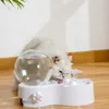 新しいスマートキャット水ディスペンサー自動キャットボール犬の重力摂食アーティファクト