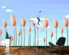 Fondos de pantalla Papel De Parede Un Niño Montando Cisne Volando En El Cielo Papel Tapiz De Dibujos Animados De Fantasía, Sala De Estar Pared De TV Mural De Dormitorio Para Niños