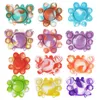 Party Supplies Push Bubble Fidget Toys Press Sensory V￤ntade Doll Tie-Dyed Silicone Crab Pioneer Popper Bubbles Board Game Stress Relief Decompression Toy Toy