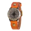 Нарученные часы jessingshow retro Женщины смотрят Ladies Vintage Leather Bracelet Watch 2021 Мод