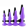 NXY Adult toys 100%Silicone Butt Plug Anal Plugs Unisex Sex Stopper 4 Different Size Adult Toys for Men/Women/Gay Anal Trainer For Couples SM 1202