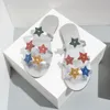 Slippers Plus Size 42 Creative Women Star Decoration Girl Sandals Rhinestone Candy Color Flip Flops Women's Indoor Outdoor Shoes