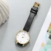 Curren Casual Analogowy Kwarcowy Zegarek Skórzane Dla Kobiet Zegar Montre Femme Moda Cienkie Damskie Wrist Watch Bayan Kola Saati Q0524