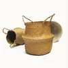 Nieuwe Collectie Seastras Wickerwork Basket Rotan Opknoping Bloem Pot Dirty Wasserij Hemper Opbergmand Gratis Verzending