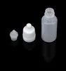 Lagringsflaskor JARS 50PCS 10 ml Tom plastpressbar droppar Eye-vätskefyllningsdroppe