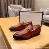 A1 SUEDE LEATHER MEN LOAFERS DRESS SHOES Slip On Male SHOES CASUAL SHOES Man Party Wedding Footwear 33