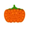 Halloween Pumpkin Shape Pioneer Toys Keychain Push Rainbow Desktop Puzzle Silicone Anti Stress Bubbles Board 7741163