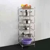 Organizador de cocina Bastidores Piso Pot Lavabo Lavabo de almacenamiento Accesorios de cocina Estante 211102