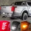 2 ADET Oto Aydınlatma LED Kuyruk Lambaları Arka Işıklar Ile Fren Dönüşü Sinyali Revers Işık Mitsubishi Triton L200 2015 2016 2017 2018