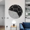 Autocollants muraux de football autocollant miroir décoratif bricolage football décor à la maison salle de sport jeux de ballon auto-adhésif acrylique panneau mural 2107717927