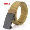 Fashion Men's Belts Breathable Military Tactical Waist Belt With Plastic Buckle Nylon Canvas Outdoor Casual