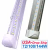 15000LM 10000 Lumen Super Bright V-Shape Led Fluorescent Lamp 8Ft Tube T8 Lampada 110V 220V Led Light 240CM Tubes Bulb Indoor Lighting Replace Linkable Lights