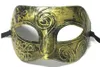 Nuova maschera da cavaliere romana di plastica retrò maschera maschere maschere da maschere per la festa vestita per vestire il mascara de caballero romano de plasticlo kunststof romeins riddermasker