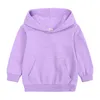 Kids Hoodies Spring And Autumn Children Long Sleeve Sweatshirts Fashion Boy Girl Solid Tops Clothing M3615