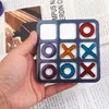 Инструменты для рукоделия Tictactoe Ox Шахматная игра Форма для эпоксидной смолы X O Board Силиконовые украшения «сделай сам» Маленький кулон Зеркало Handmade5515971