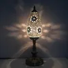 Table Lamps Turkish Mosaic Vintage Art Deco Handcrafted Glass Romantic Bed Light Lampada Da Tavolo Stile Mediterraneo Turco