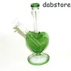 Hookahs Vidro Bongs Recycler Dab Plataformas Petróleo Tubulação de água Bongo com fumar tigelas 14mm joint quartzo banger pregos