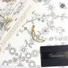 Charm-Halskette Mondkreuz, 2020 Frühlingsmode Charme Vintage-Schmuck Europa 925 Sterling Silber Bijoux Geschenk für Frauen Männer Q0531