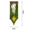 40x100cm Lord Ring Rohan Designer Banner Flag Wall Hanging KTV Bar Home School Cosplay Party Decoration Gift Y201015219w