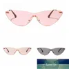 Sunglasses Women Fashion Elegance Rimless One-piece Clear Colored Classic Glasses Frame Metal Lens AC Party Travel Beach