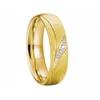 Wedding Rings Paar voor mannen en vrouwen Lover's Alliance Male Vrouw Groothandel Saoedi -Arabië Golden Ring Prijs