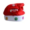 3pcs mix for Adult Children Colorful Cap High-end Christmas Hat with Light Party Supplies