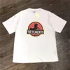 Günlük Nakış Baskı T-shirt Erkek Kadın 1: 1 Yüksek Kaliteli Grafik Geri Yaka Tonal Logosu Tops