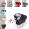 Mermaid Sequin Heart Sleutelhanger sleutelhanger tas hangt mode hiphop sieraden voor vrouwen en zanderige drop schip