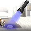 LED ultravioleta lâmpada lanterna 51 LEDs 395nm ultra violeta tocha detector de luz preto para cães Manchas para animais de estimação de urina e cama Bug Fluorescente