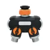 Vattningsutrustning 3/4 "Garden 2 Way Tap Water Splitter Irrigation Valve Pipe Y Quick Connector Adapter 1PCS