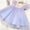 Girls Princess Dress Girls Party Tutu Fluffy Pageant Eleganckie Ubrania Dzieci Urodziny Ślubne Cekiny Tulle Christmas Costume Q0716