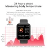 T80 Smart Watch Waterproof T80S Smart Armband Activity Fitness Tracker Heart Ritam Monitor Band Män kvinnor Smartwatch8556675