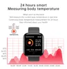 T80 Smart Watch Impermeável T80S Smart Bracelet Atividade Tracker de fitness Freqüência cardíaca Banda Men Women SmartWatch3866545