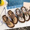 Women Sandals Fashion String Bead Casual Beach Shoes Sandals Bohemian Style Comfortable Flat Summer Ladies Sandal Shoes C#