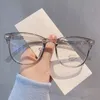 サングラス透明近視メガネ女性男性ユニセックス抗青色光処方ラウンド眼鏡コンピュータ超軽量眼鏡