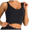 Solid Color Feel Gym Sport Bras Top Women Mid Support Shockproof Push Up Yoga Athletic Fitness Bra Crop Top Short Tank Tops