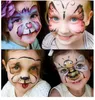 Ensemble de peinture pour le visage pour enfants, 12 couleurs adaptées, imperméable, Art corporel, peinture à l'huile, maquillage, tatouage, fête d'halloween, beauté fantaisie