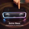 DOSS Sound Pro + Mini haut-parleur sans fil Portable TWS Bluetooth True Stereo Deep Bass Subwoofer Music Box Computer