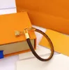 2021 dame femmes ID Identification Bracelets bijoux en cuir unisexe concepteur Snap Braceltes lettre Couple Bracelet