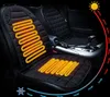 Capas de assento de carro 2pcs em 1 universal rápido elétrico aquecido ajustável preto/cinza/azul/vermelho/café capa de inverno almofada automática 12v