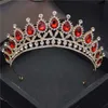 Baroque Wedding Crown Royal Queen Bridal Headdress Metal Headbands Birthday Party Tiaras Hair Jewelry Head Ornaments X0625