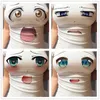 Kvinnor Roliga 3d Ögon Tryckta T-shirt Sexig Anime Cartoon Cute Expression StraitJacket Kortärmad T-shirts Toppar Dam Slim Tees Y0606