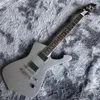 Custom Electric Guitar Rosewood Fingerboard Mahogany Body Silver Sparkle Finishing Accept Any Customization