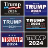 Autocollants de voiture NewTrump 2024 Campagne présidentielle américaine Trump Autocollant 14,8 * 21 cm Étiquettes en PVC Trump 2024 Autocollant de pare-chocs Décor de voiture EWF5848